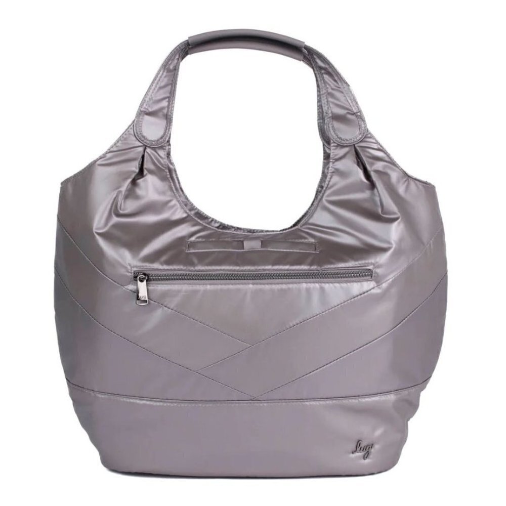 LUG Gondoa Tote NWT in Metallic Pearl